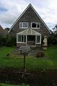 The back of the house now - with Simon's homemade bird table